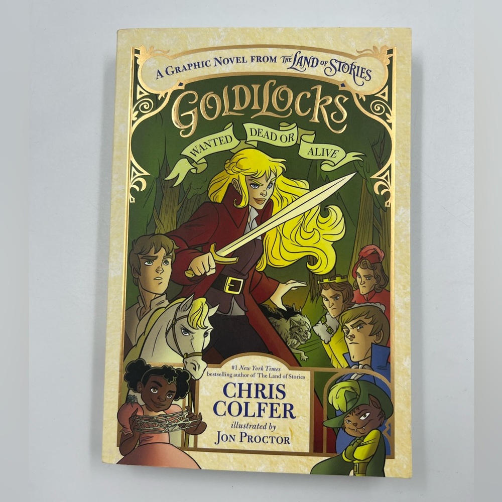 Goldilocks Wanted Dead Or Alive Graphic Novel Chris Colfer
